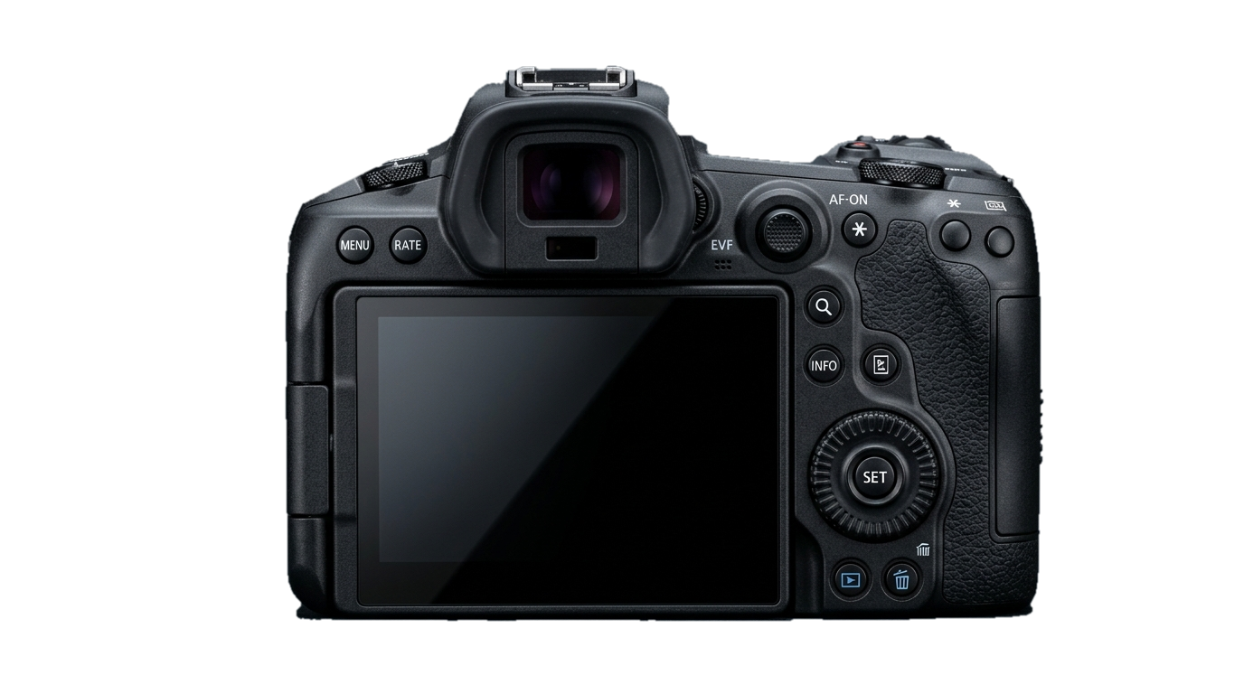 Canon EOS R5 Mark II Floating Rear View